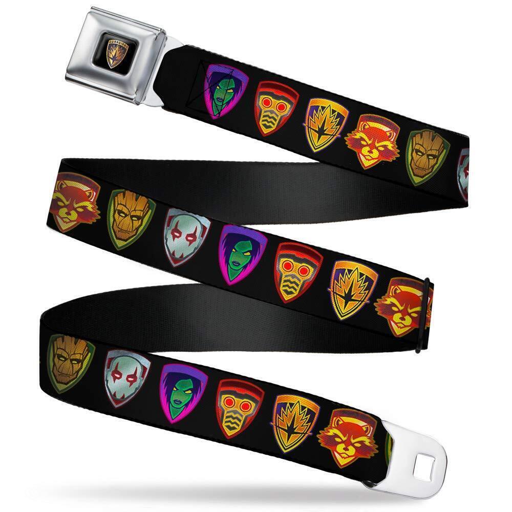 5848 Standard Seatbelt Belt Guardians of The Galaxy Kids, Multicolor, 1.0"